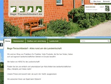 Tablet Screenshot of bega-tierzuchtbedarf.de